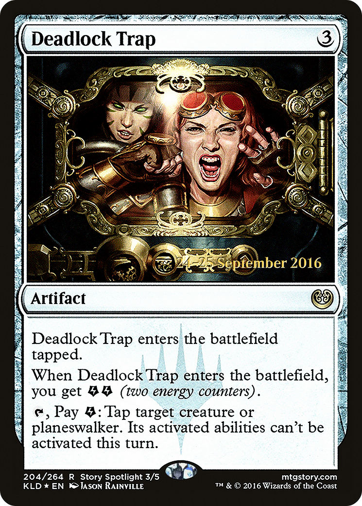 Deadlock Trap (PRE-204) - Kaladesh Promos Foil