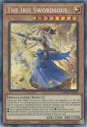 The Iris Swordsoul (DAMA-EN009) - Dawn of Majesty 1st Edition