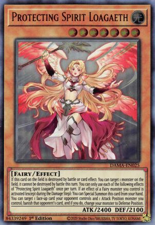 Protecting Spirit Loagaeth (DAMA-EN025) - Dawn of Majesty 1st Edition