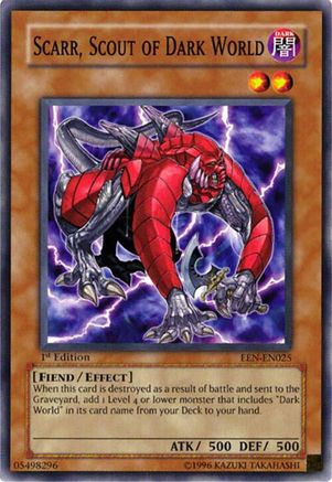 Scarr, Scout of Dark World (EEN-EN025) - Elemental Energy 1st Edition
