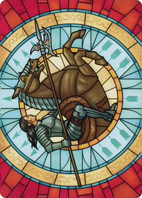 Tori D'Avenant, Fury Rider // Tori D'Avenant, Fury Rider (ADMU-078) - Dominaria United Art Series (Borderless)