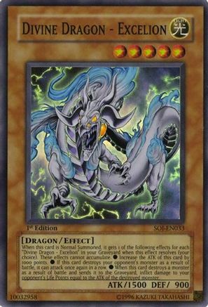 Divine Dragon - Excelion (SOI-EN033) - Shadow of Infinity 1st Edition