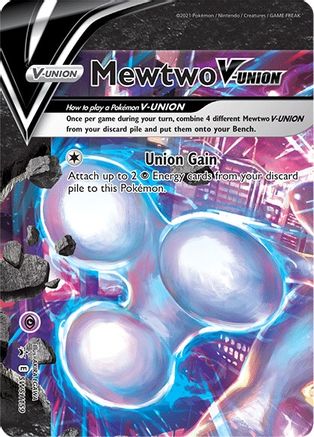 Mewtwo V-UNION - SWSH159  - Holofoil SWSH Sword & Shield Promo Cards - Promo