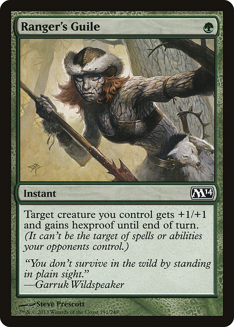 Ranger's Guile (M14-191) - Magic 2014 Foil