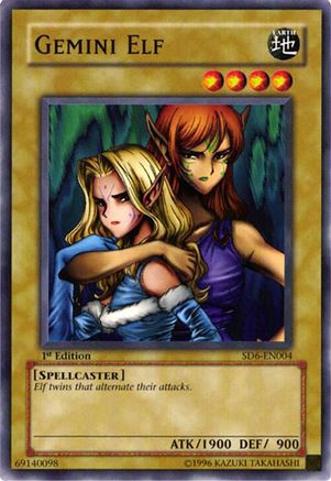 Gemini Elf (SD6-EN004) - Structure Deck: Spellcaster's Judgment 1st Edition