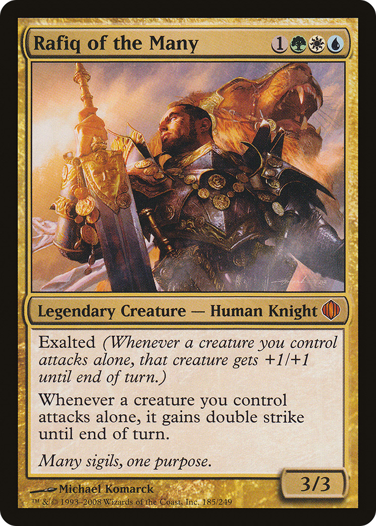 Rafiq of the Many (ALA-185) - Shards of Alara