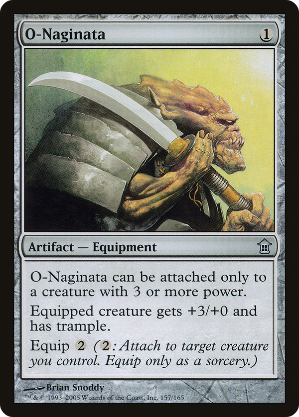 O-Naginata (SOK-157) - Saviors of Kamigawa Foil