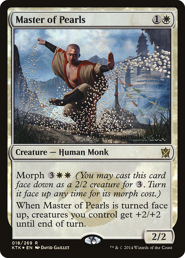 Master of Pearls (PRE-018) - Khans of Tarkir Promos Foil