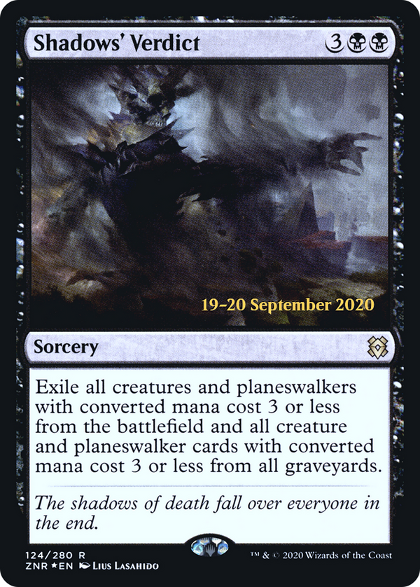 Shadows' Verdict (PRE-124S) - Zendikar Rising Promos Foil