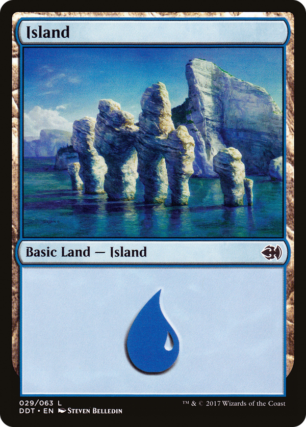 Island (29) (DDT-029) - Duel Decks: Merfolk vs. Goblins