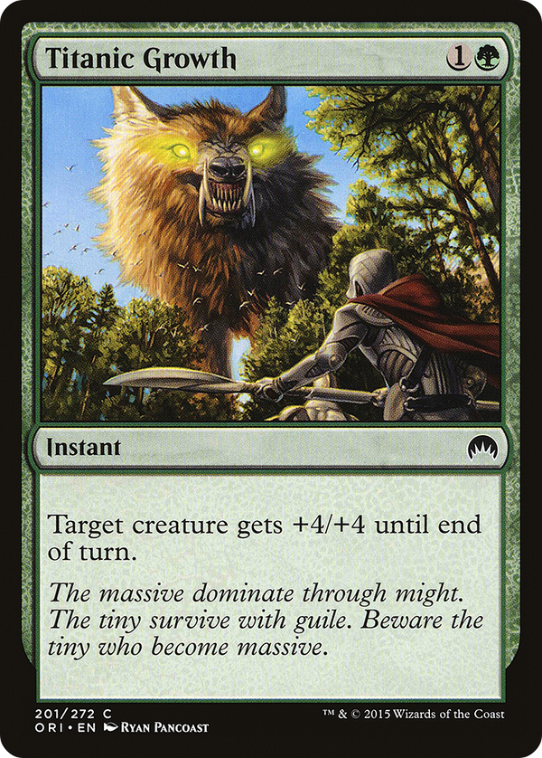 Titanic Growth (ORI-201) - Magic Origins Foil
