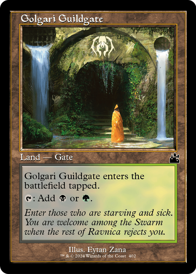 Golgari Guildgate (Retro Frame) (RVR-402) - Ravnica Remastered Foil
