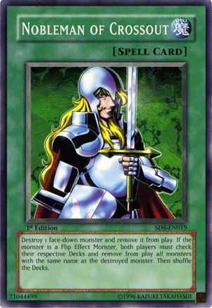 Nobleman of Crossout (SD6-EN019) - Structure Deck: Spellcaster's Judgment 1st Edition