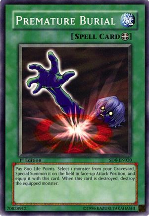 Premature Burial (SD6-EN020) - Structure Deck: Spellcaster's Judgment Unlimited