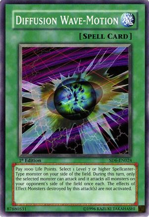 Diffusion Wave-Motion (SD6-EN024) - Structure Deck: Spellcaster's Judgment 1st Edition