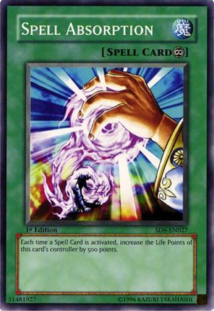 Spell Absorption (SD6-EN027) - Structure Deck: Spellcaster's Judgment Unlimited
