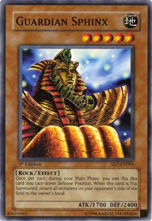 Guardian Sphinx (SD7-EN005) - Structure Deck: Invincible Fortress Unlimited