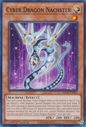 Cyber Dragon Nachster (SDCS-EN007) - Structure Deck: Cyber Strike 1st Edition