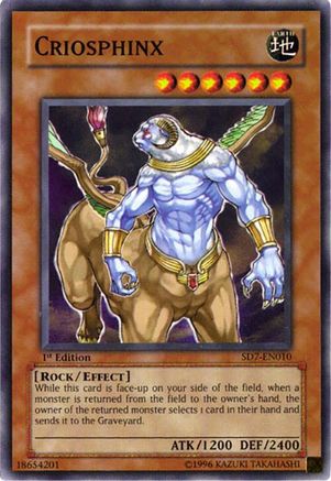 Criosphinx (SD7-EN010) - Structure Deck: Invincible Fortress 1st Edition