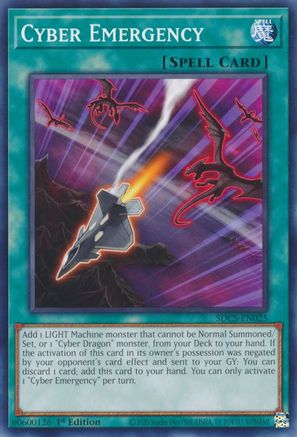 Cyber Emergency (SDCS-EN025) - Structure Deck: Cyber Strike Unlimited