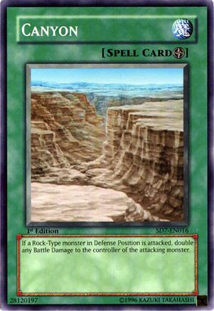 Canyon (SD7-EN016) - Structure Deck: Invincible Fortress Unlimited