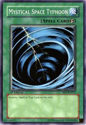 Mystical Space Typhoon (SD7-EN017) - Structure Deck: Invincible Fortress 1st Edition