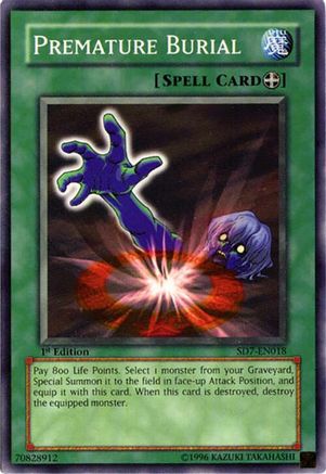 Premature Burial (SD7-EN018) - Structure Deck: Invincible Fortress 1st Edition