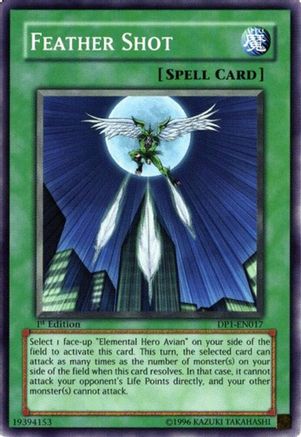 Feather Shot (DP1-EN017) - Duelist Pack 1: Jaden Yuki 1st Edition