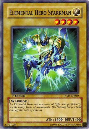 Elemental Hero Sparkman (YSD-EN010) - Starter Deck 2006 1st Edition