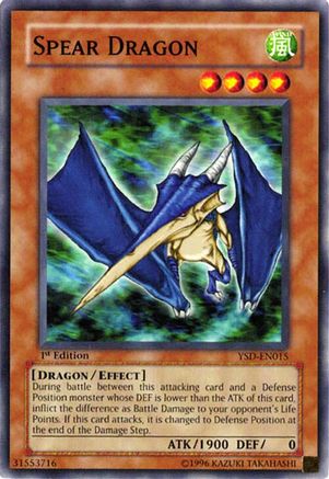 Spear Dragon (YSD-EN015) - Starter Deck 2006 Unlimited