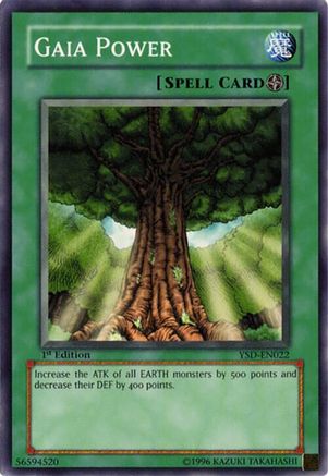 Gaia Power (YSD-EN022) - Starter Deck 2006 1st Edition