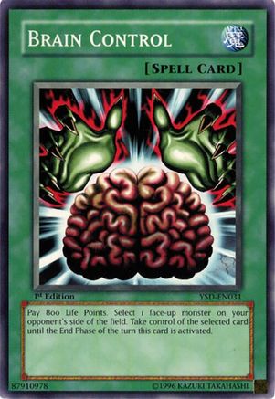 Brain Control (YSD-EN031) - Starter Deck 2006 1st Edition