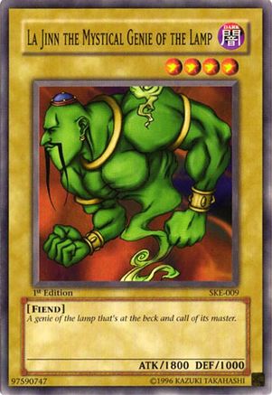 La Jinn the Mystical Genie of the Lamp (SKE-009) - Starter Deck: Kaiba Evolution 1st Edition