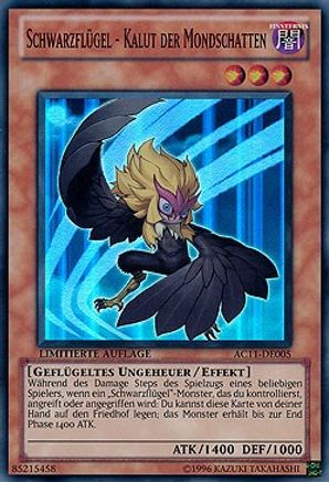 Blackwing - Kalut the Moon Shadow (German) - "Schwarzflugel - Kalut der Mondschatten" (AC11-DE005) - Advent Calendar 2011 (Adventskalender) Limited
