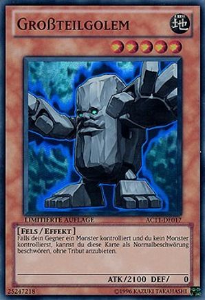 Big Piece Golem (German) - "Grossteilgolem" (AC11-DE017) - Advent Calendar 2011 (Adventskalender) Limited