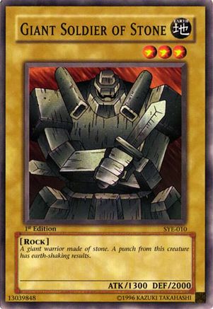 Giant Soldier of Stone (SYE-010) - Starter Deck: Yugi Evolution 1st Edition
