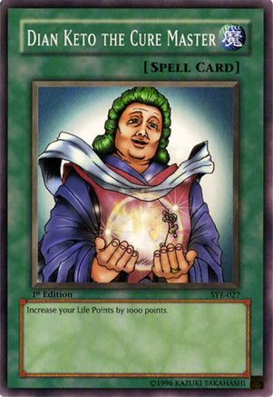 Dian Keto the Cure Master (SYE-027) - Starter Deck: Yugi Evolution 1st Edition