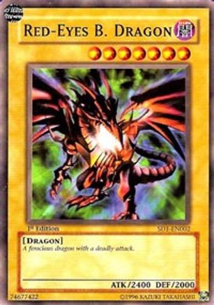 Red-Eyes B. Dragon (SD1-EN002) - Structure Deck: Dragon's Roar Unlimited