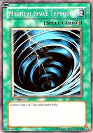 Mystical Space Typhoon (SD1-EN011) - Structure Deck: Dragon's Roar 1st Edition
