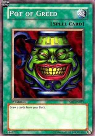 Pot of Greed (SD1-EN015) - Structure Deck: Dragon's Roar Unlimited