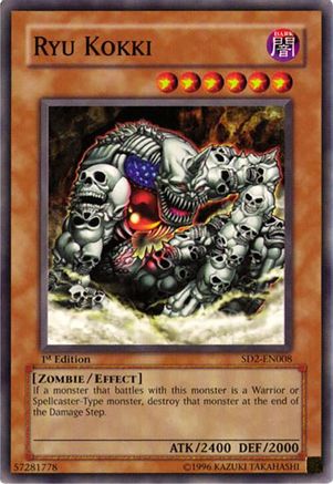 Ryu Kokki (SD2-EN008) - Structure Deck: Zombie Madness 1st Edition