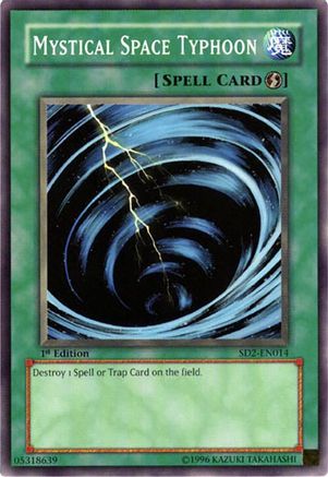 Mystical Space Typhoon (SD2-EN014) - Structure Deck: Zombie Madness Unlimited