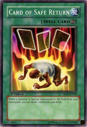 Card of Safe Return (SD2-EN018) - Structure Deck: Zombie Madness Unlimited