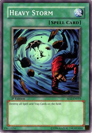 Heavy Storm (SD2-EN019) - Structure Deck: Zombie Madness 1st Edition