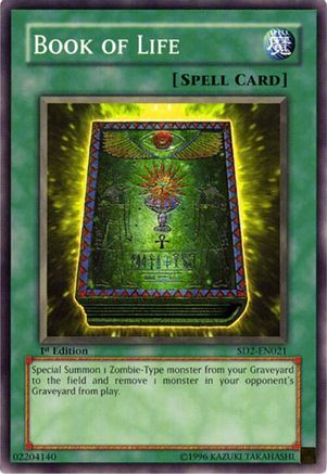 Book of Life (SD2-EN021) - Structure Deck: Zombie Madness 1st Edition
