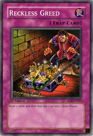 Reckless Greed (SD2-EN027) - Structure Deck: Zombie Madness Unlimited