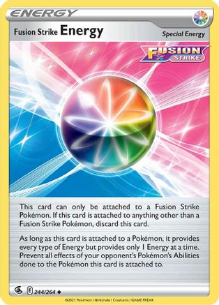 Fusion Strike Energy 244  SWSH08 Fusion Strike - Uncommon