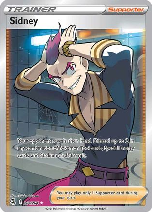 Sidney (Full Art) 264  - Holofoil SWSH08 Fusion Strike - Ultra Rare