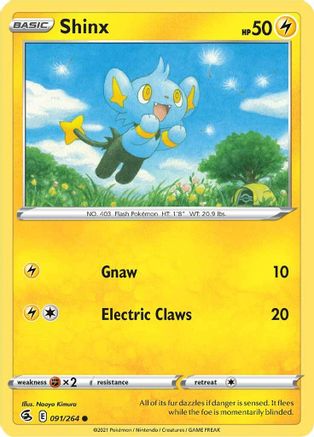 Shinx 091  SWSH08 Fusion Strike - Common