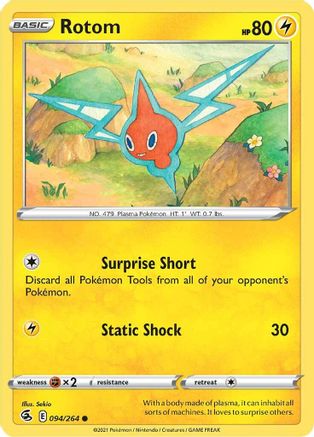 Rotom 094  SWSH08 Fusion Strike - Common